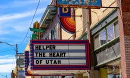 Helper, Utah signs