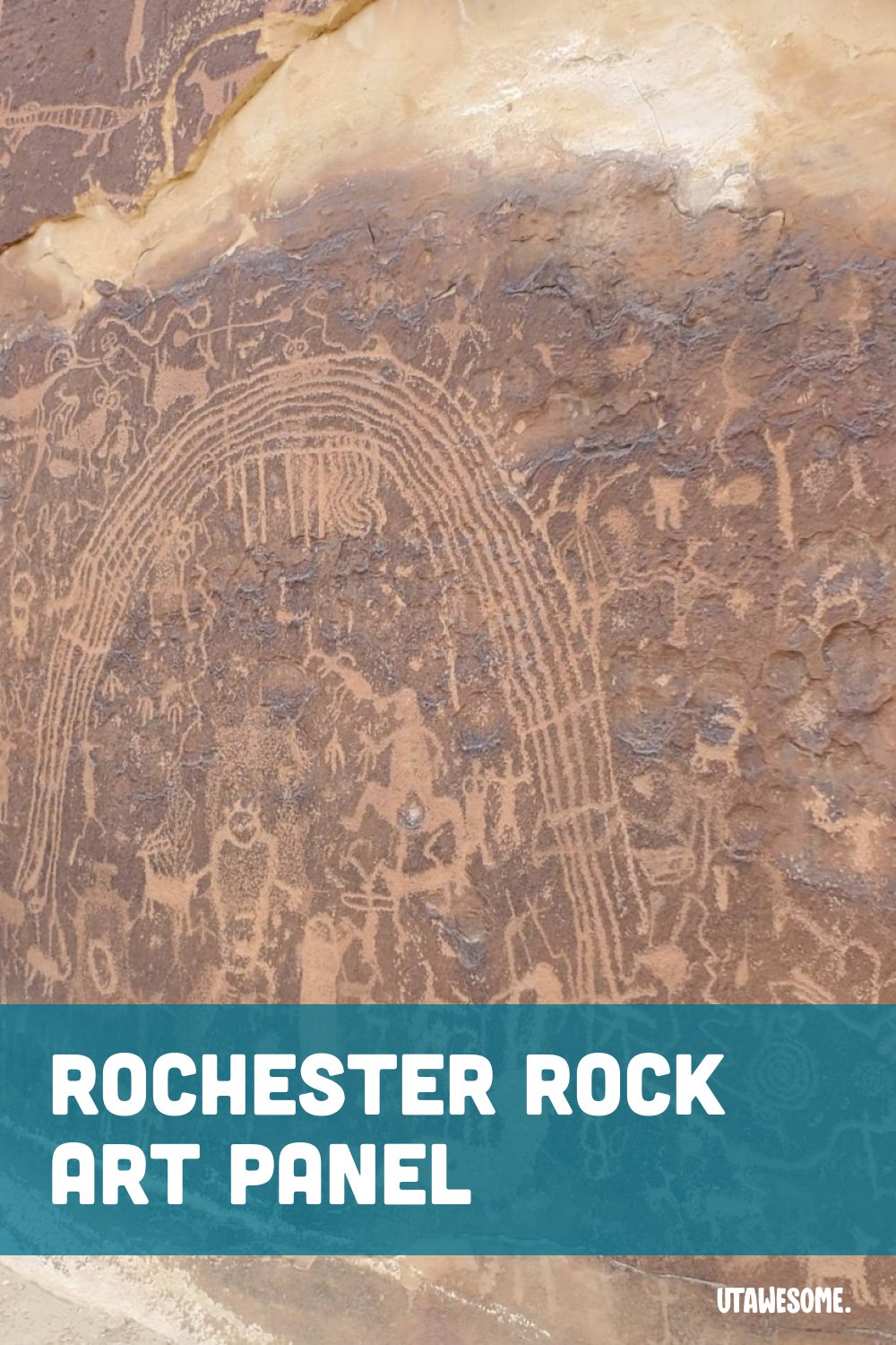 Rochester Rock Art Panel Rainbow